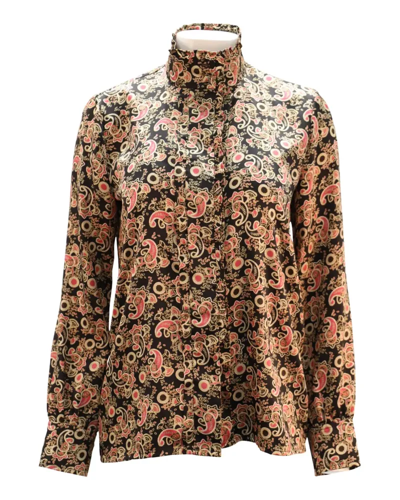 Sandro paisley-print shirt - Schwarz Schwarz