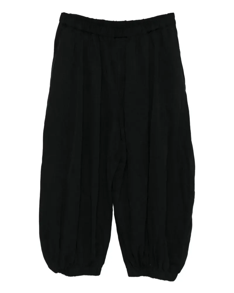 Comme des Garçons Hose mit Bundfalten - Schwarz Schwarz