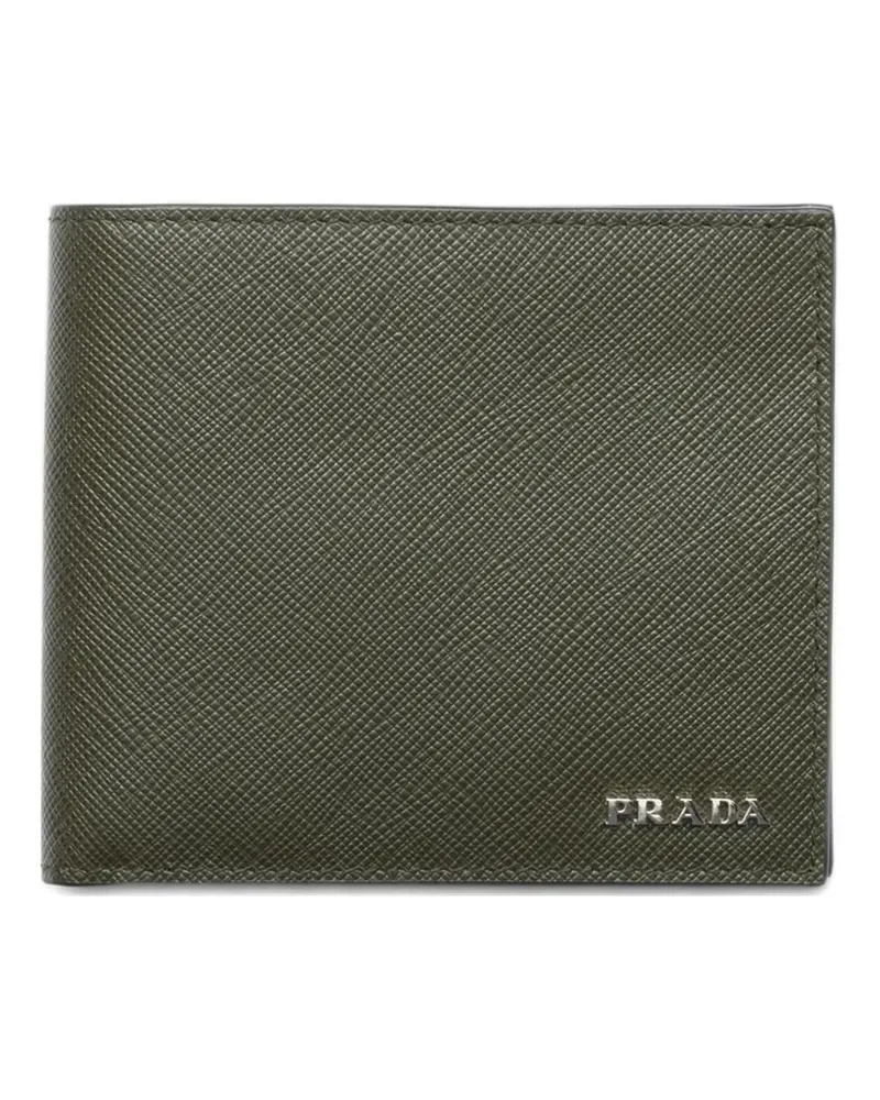 Prada Portemonnaie aus Saffiano-Leder - Grün Grün