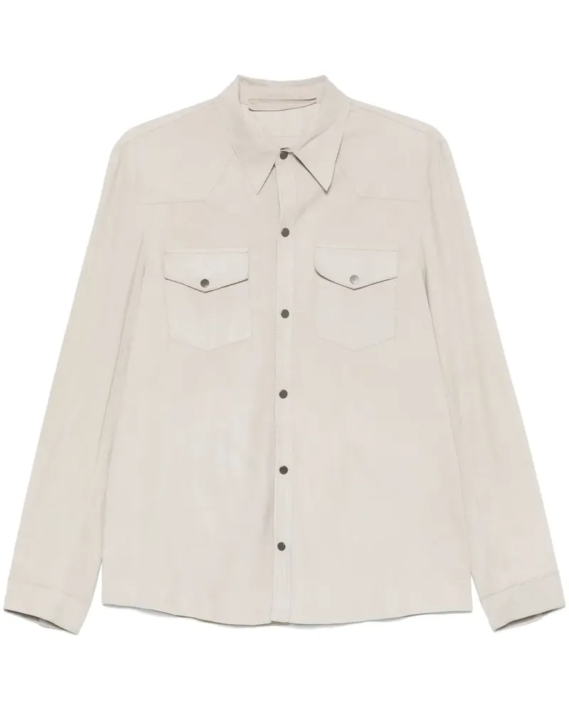 Salvatore Santoro Jacke aus Wildleder - Nude Nude