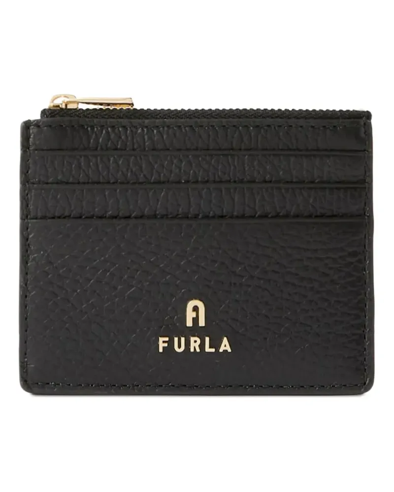 Furla Kartenetui mit Logo-Schild - Schwarz Schwarz