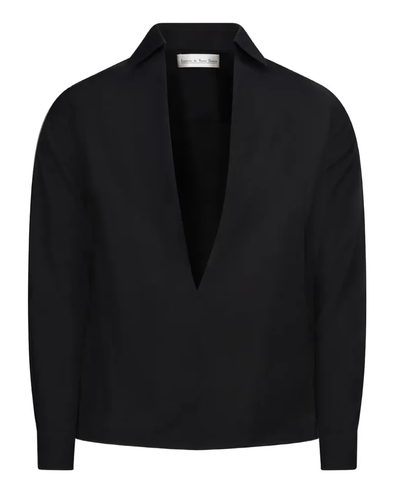 Ludovic de Saint Sernin Alan V-neck shirt - Schwarz Schwarz