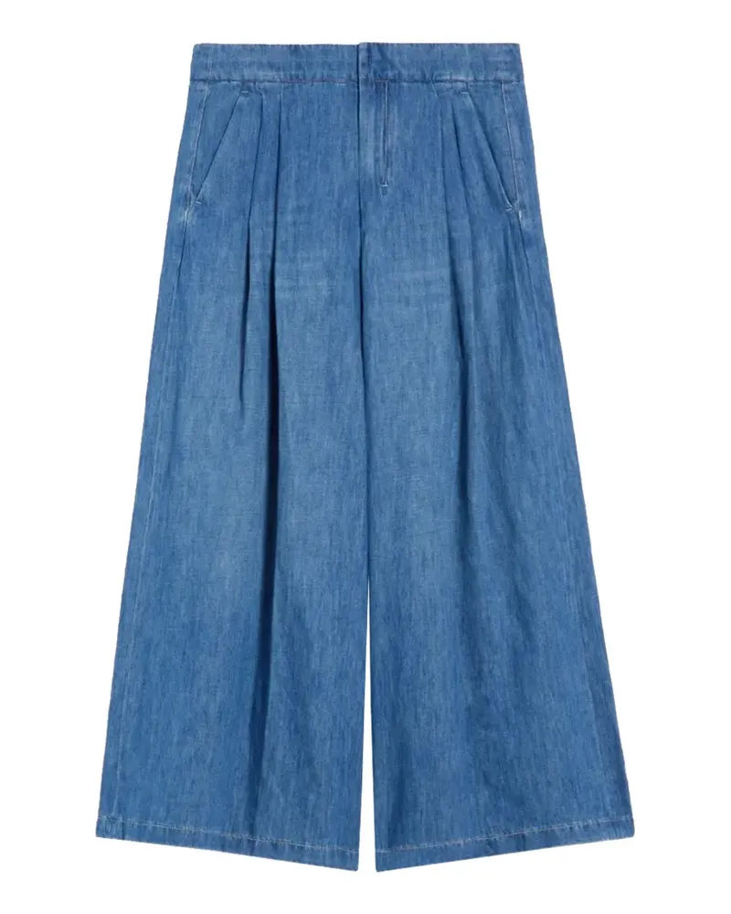Max Mara cropped wide-leg jeans - Blau Blau