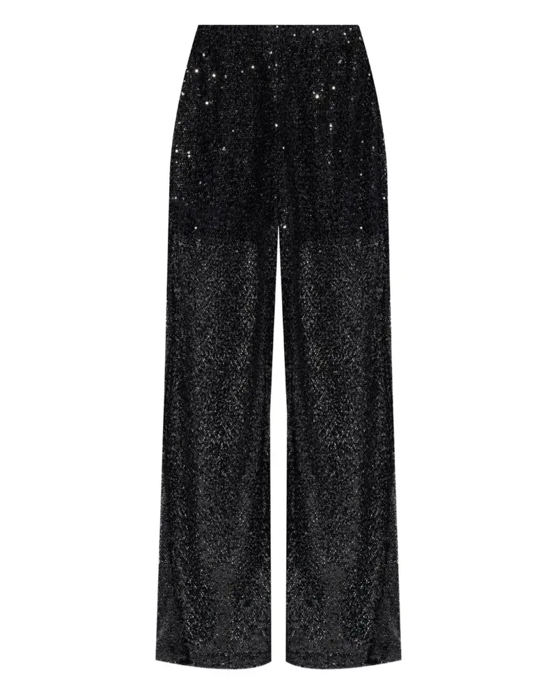 Gestuz sequin-embellished trousers - Schwarz Schwarz