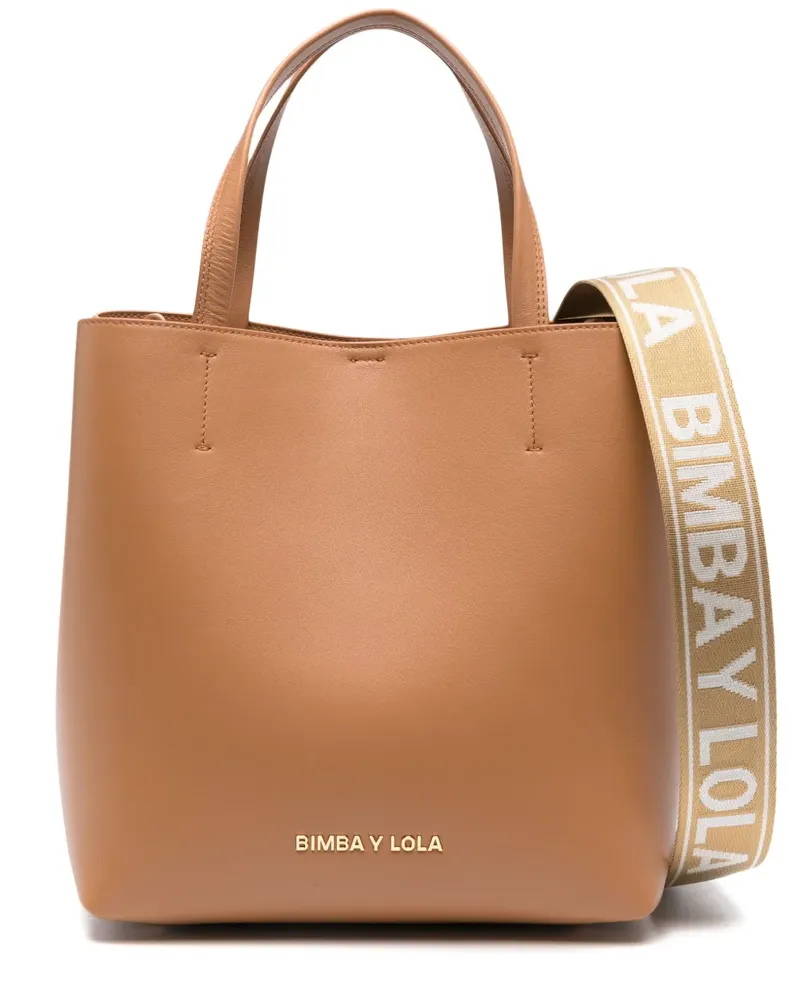 BIMBA Y LOLA Großer Chihuahua Shopper - Braun Braun