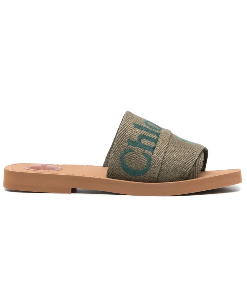 Chloé Holzige Sandalen - Braun Braun