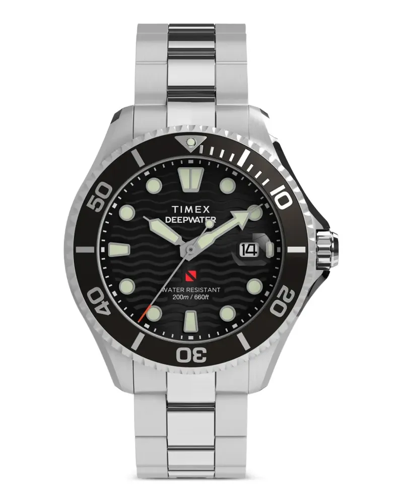 Timex Deepwater Meridian Armbanduhr 44mm - Schwarz Schwarz