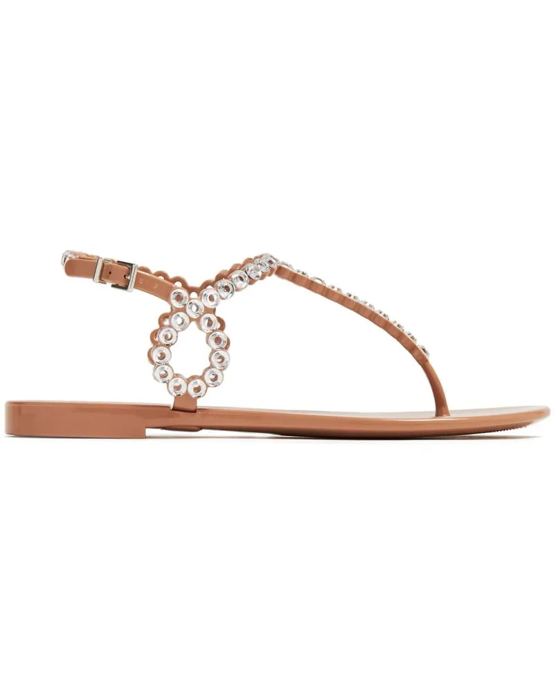 Aquazzura Almost Bare Sandalen mit Kristallverzierung - Rosa Rosa