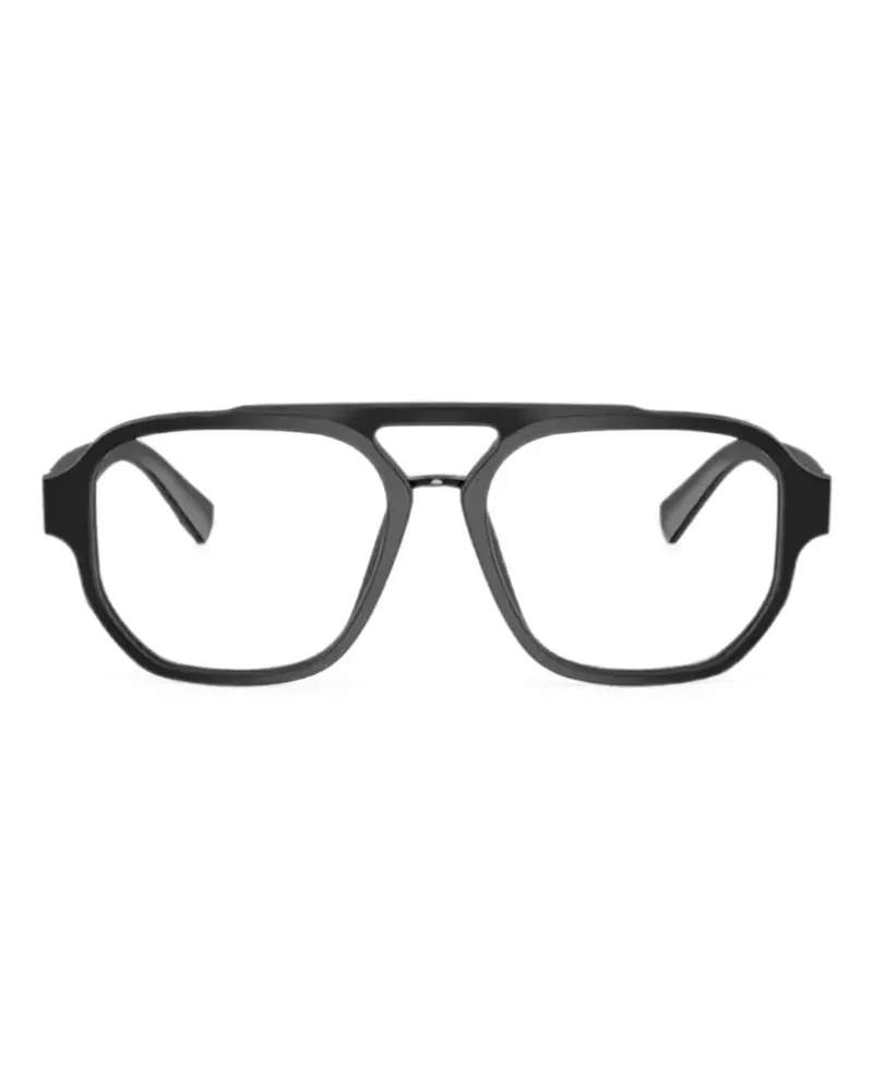 Dolce & Gabbana Klassische Pilotenbrille - Schwarz Schwarz