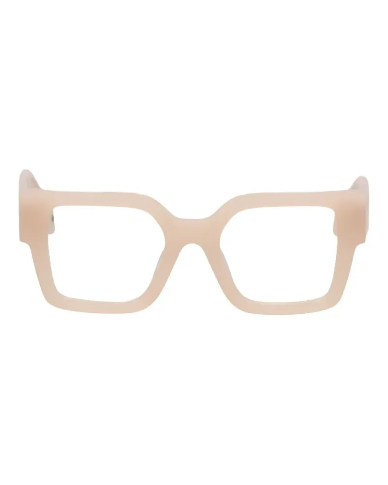 OFF-WHITE Brille mit eckigem Gestell - Nude Nude