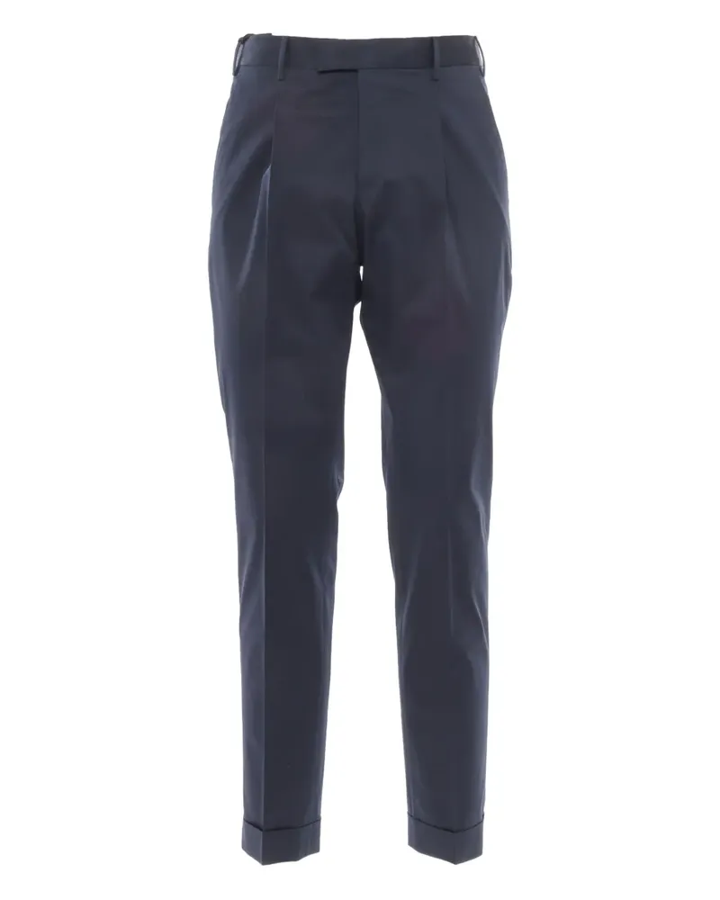 PT TORINO Bundfaltenhose mit Umschlag - Grau Grau