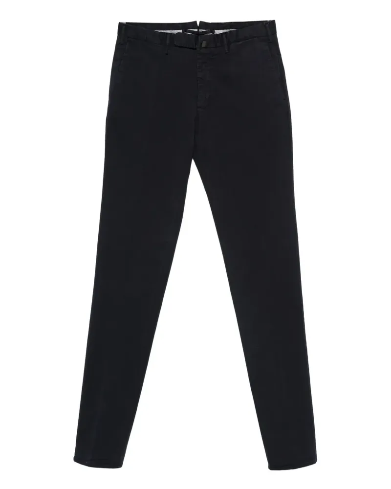 Incotex Schmale Hose - Schwarz Schwarz