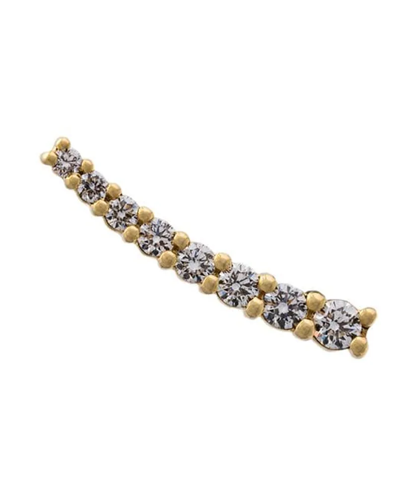 Alinka 18kt 'Dasha' Gelbgoldohrring mit Diamanten Gold