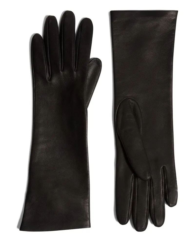KHAITE Remo Lederhandschuhe - Schwarz Schwarz