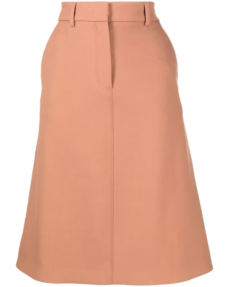 Stella McCartney Gerader Strickrock - Rosa Rosa