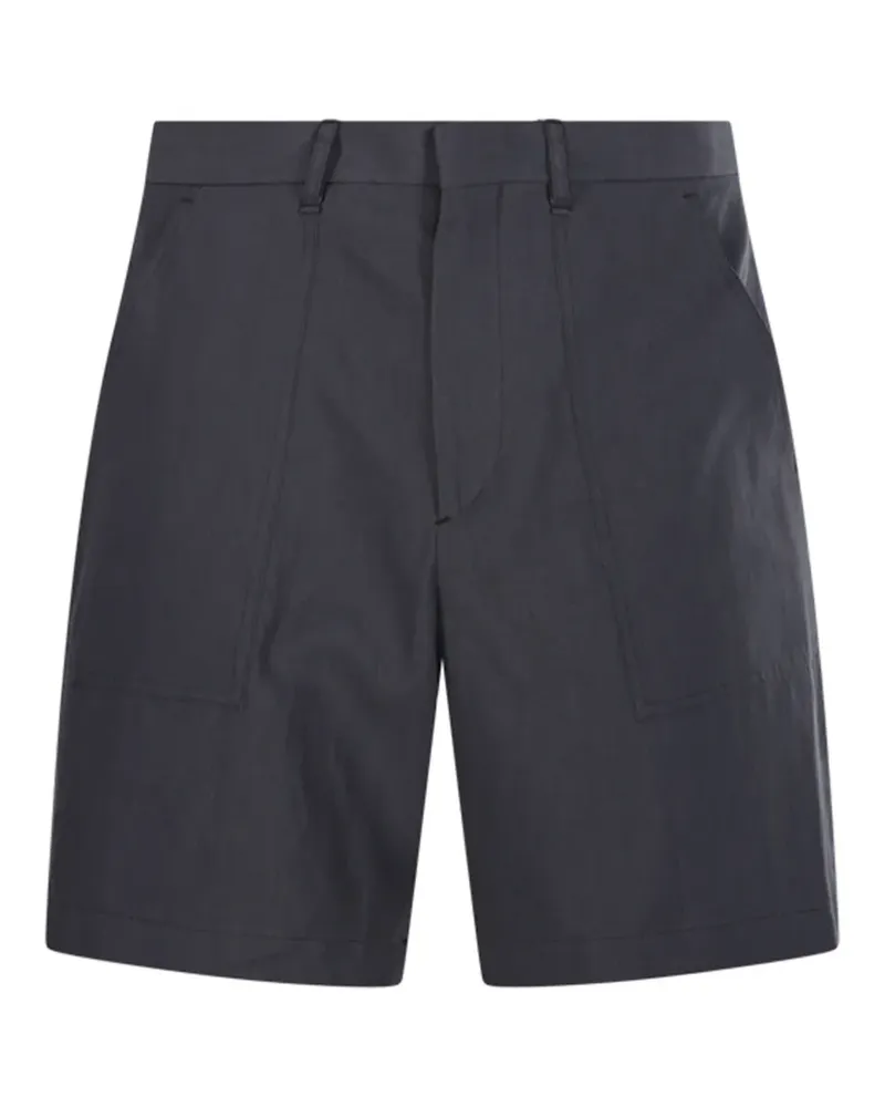 LARDINI flap-pocket shorts - Grau Grau