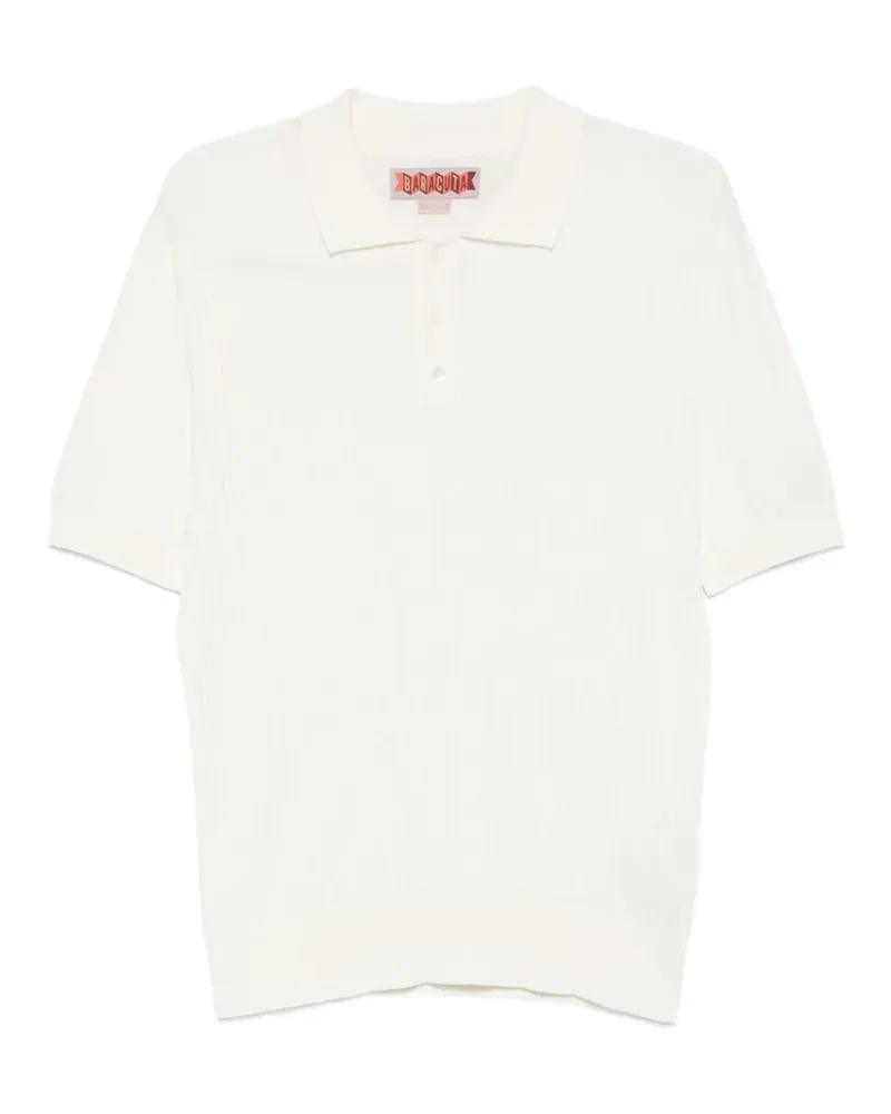 Baracuta ribbed polo shirt - Nude Nude