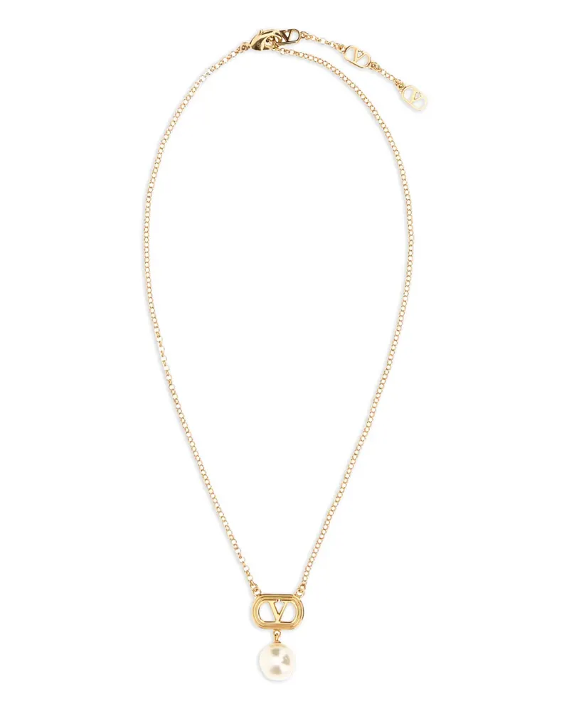 Valentino Garavani Ovalette pendant necklace - Gold Gold