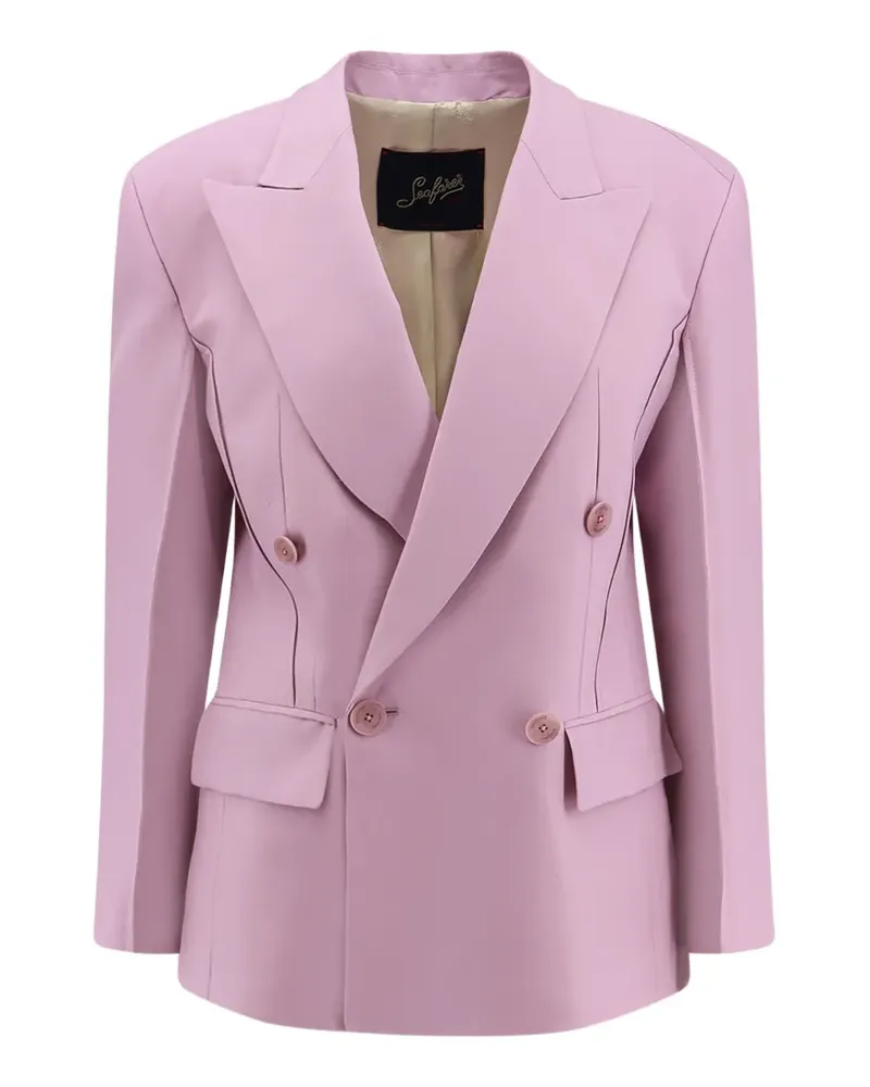 Seafarer double-breasted pocket blazer - Rosa Rosa