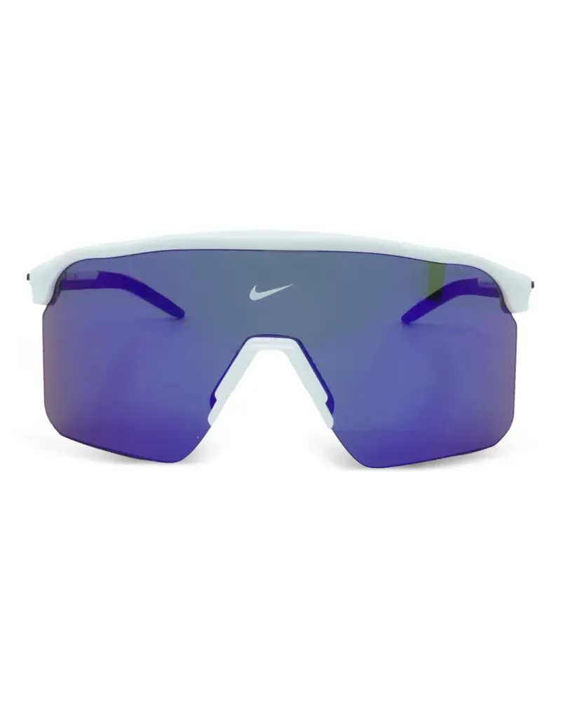 Nike Expedition Shield-Sonnenbrille - Weiß Weiß