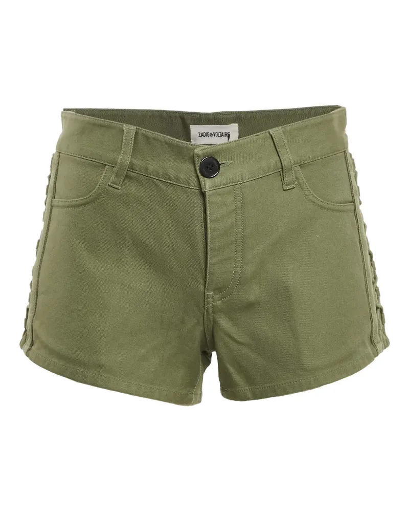 Zadig & Voltaire Pre-owned Shorts mit Gürtelschlaufen - Grün Grün