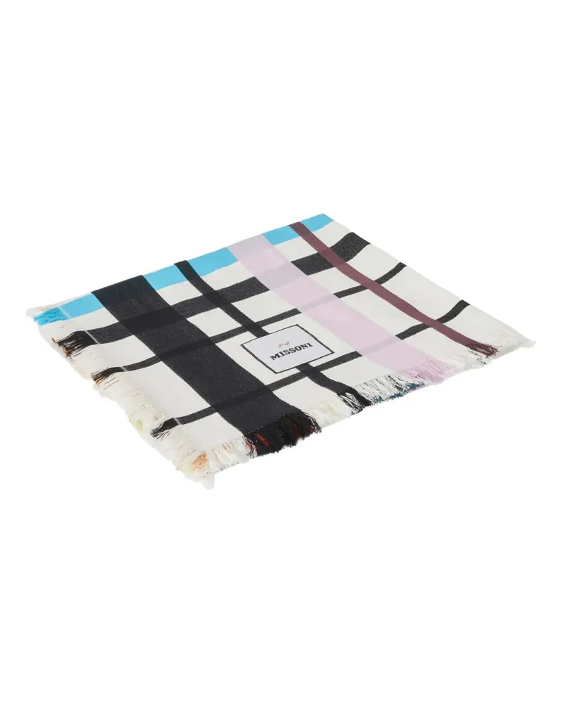 Missoni Home Kariertes Scozzese Strandtuch - Weiß Weiß