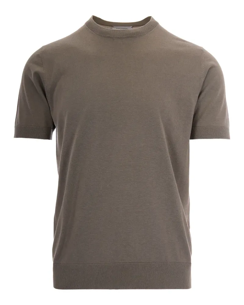 Paolo Pecora Milano Kurzärmeliges T-Shirt - Braun Braun