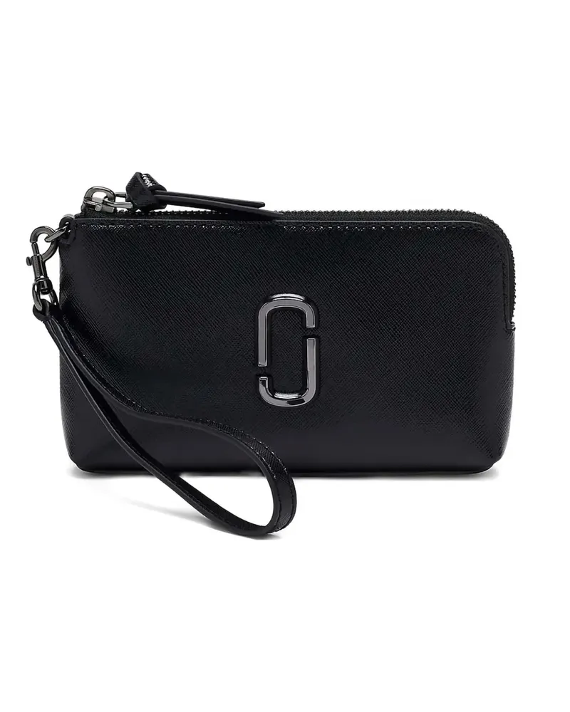 Marc Jacobs The Snapshot Lederarmband mit Reißverschluss - Schwarz Schwarz