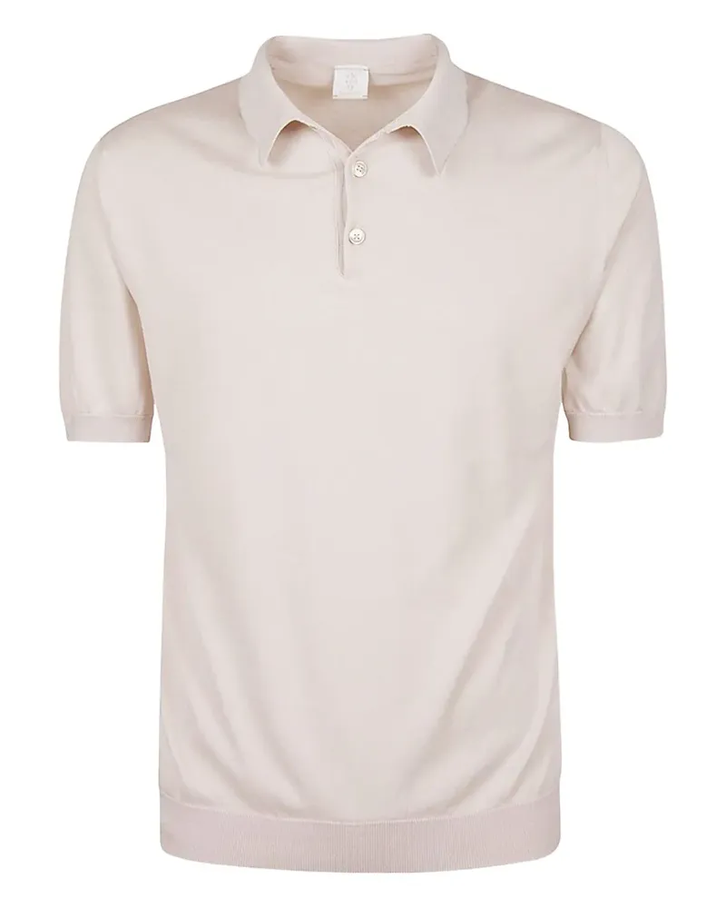Eleventy short-sleeved polo shirt - Nude Nude