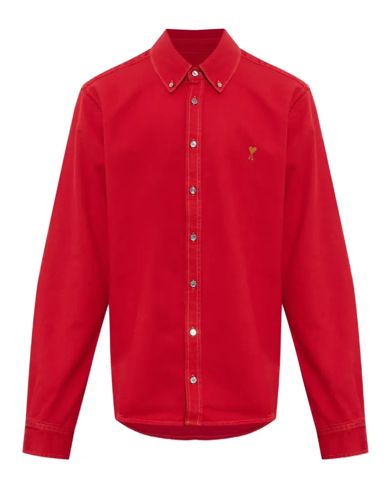 AMI Paris Denim shirt - Rot Rot
