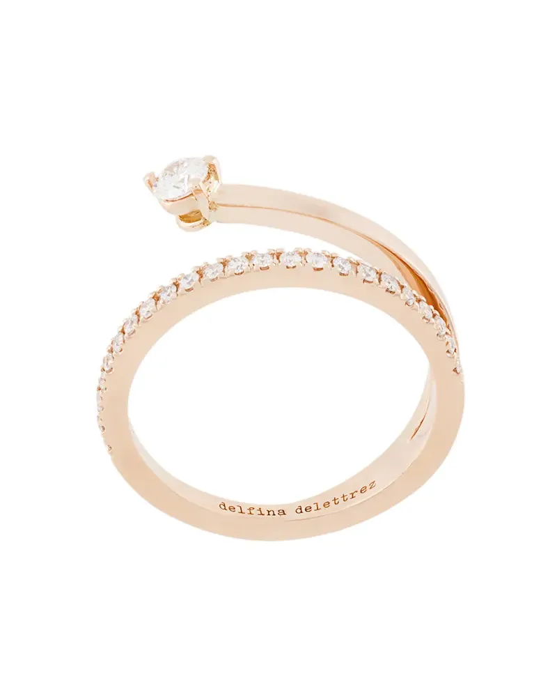 Delfina Delettrez 18kt 'Marry Me' Gelbgoldring mit Diamanten - Metallic Metallic