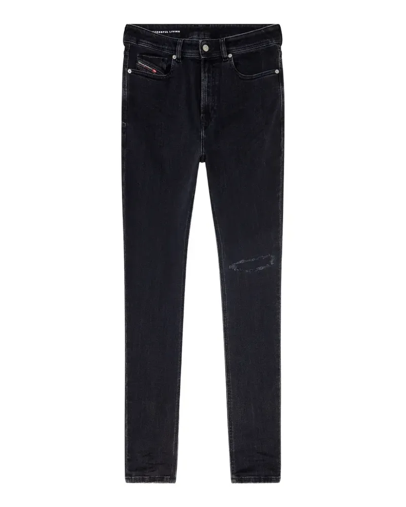 Diesel Tief sitzende 1979 Sleenker Skinny-Jeans - Schwarz Schwarz