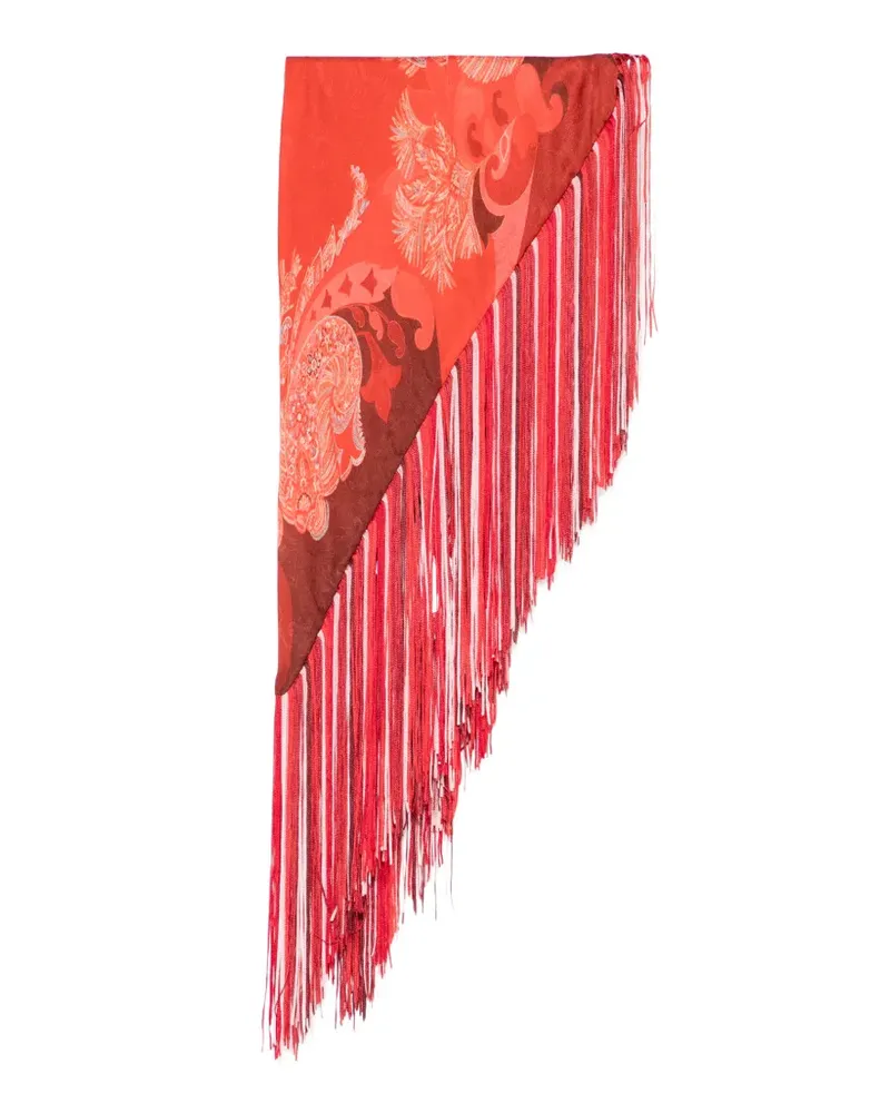 Etro Schal mit Print - Rot Rot