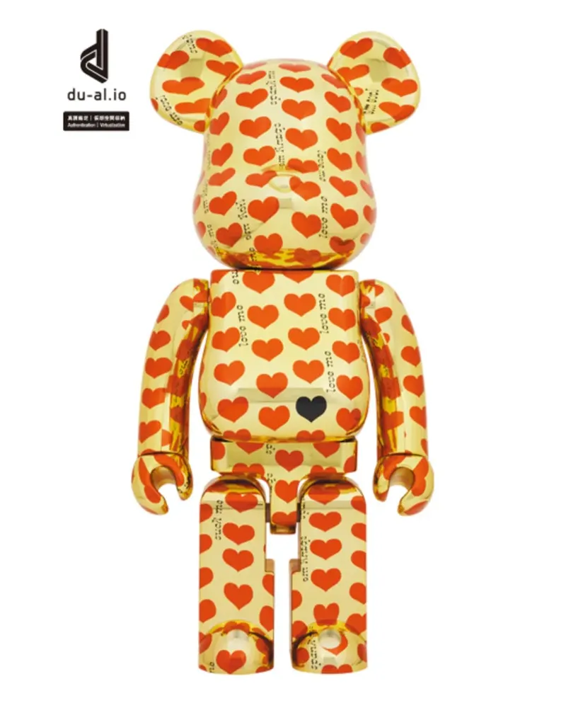 Medicom Toy Bear Brick Figur - Gold Gold