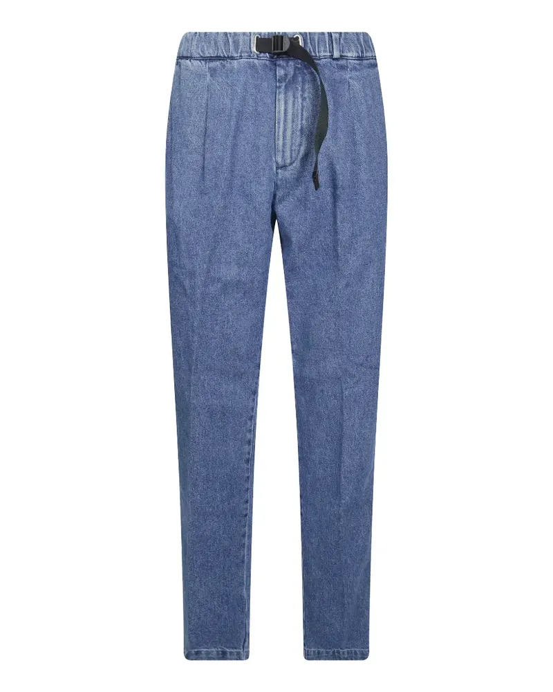 PLAN C Plissierte Jeans mit Gürtel - Blau Blau
