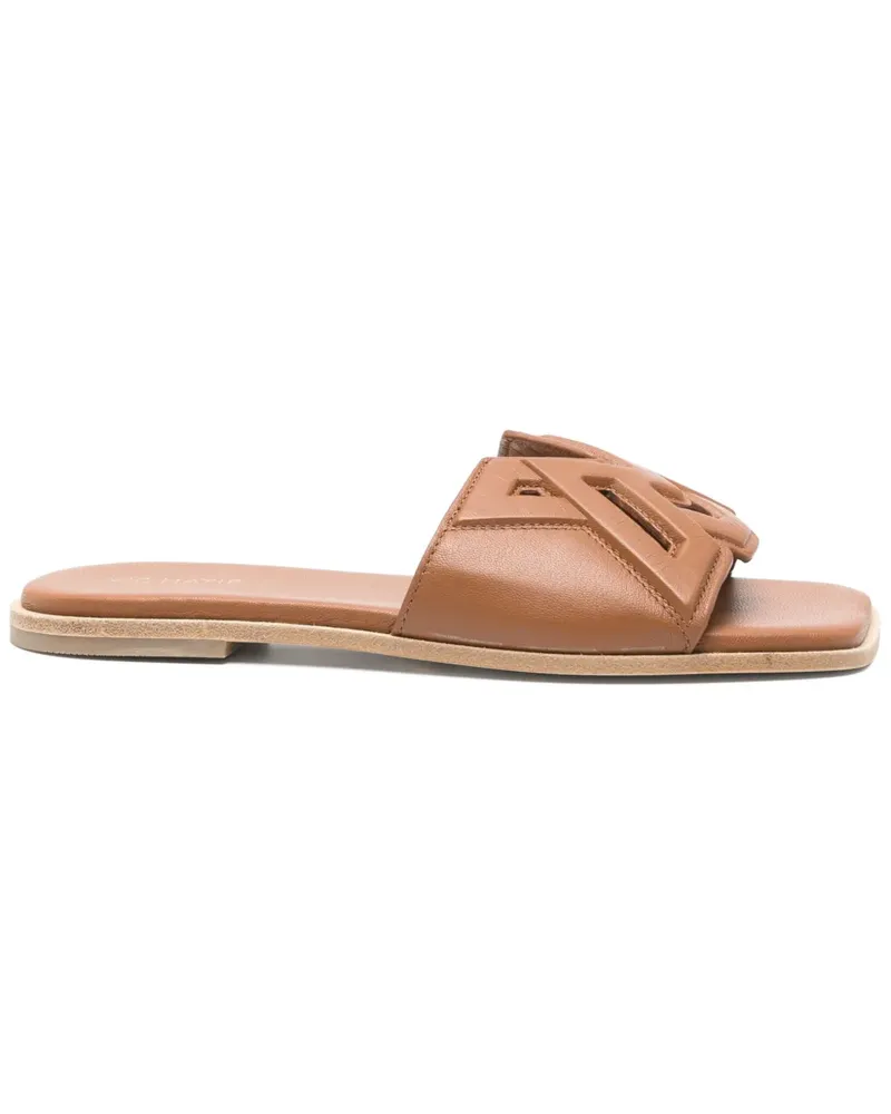 Vic Matié Sandalen aus Leder - Braun Braun