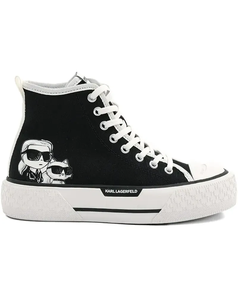 Karl Lagerfeld Kampus Max III Sneakers - Schwarz Schwarz
