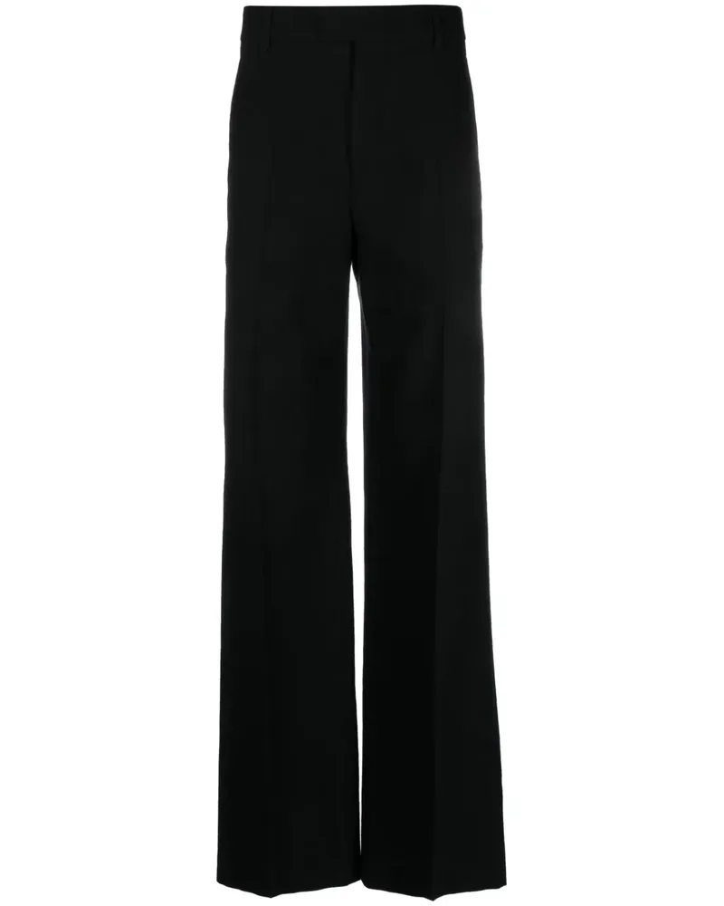Ann Demeulemeester Gaspar Hose mit ausgestelltem Bein - Schwarz Schwarz