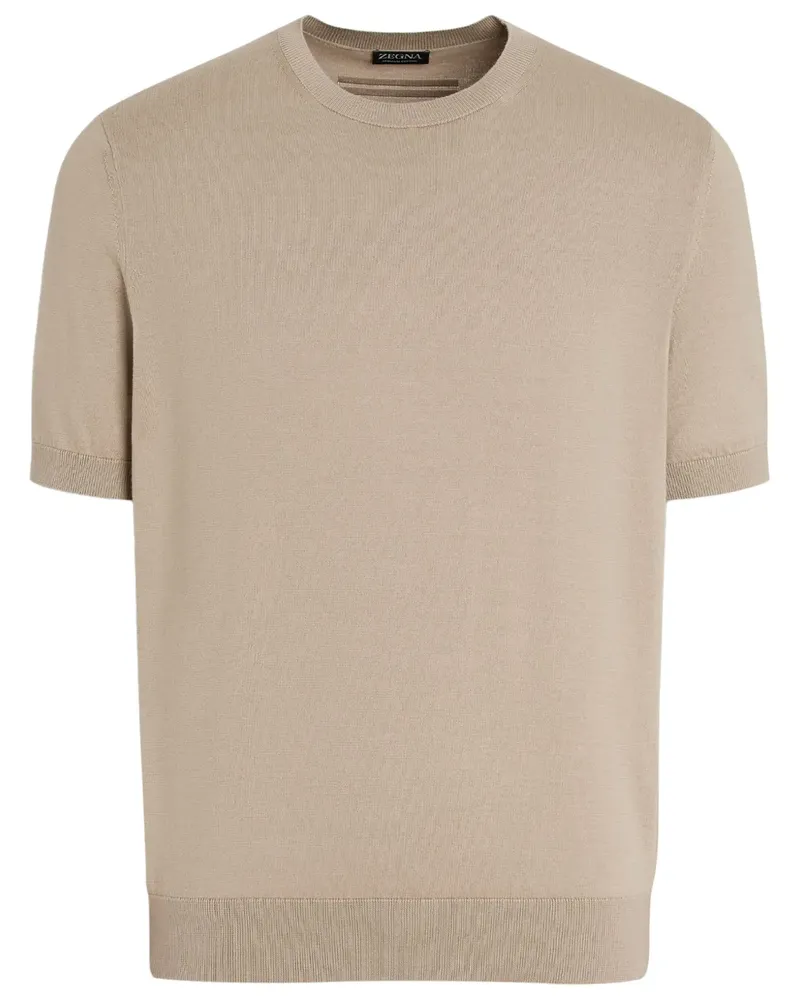 Ermenegildo Zegna Klassisches T-Shirt - Nude Nude