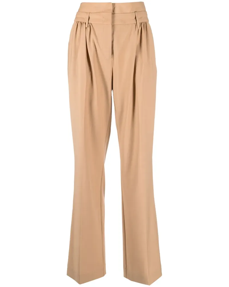The Garment Hose mit geradem Bein - Braun Braun