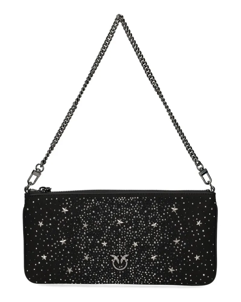 Pinko Horizontal Flat Clutch - Schwarz Schwarz