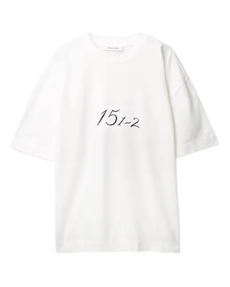 Applied Art Forms LM1-4 round-neck T-shirt - Weiß Weiß