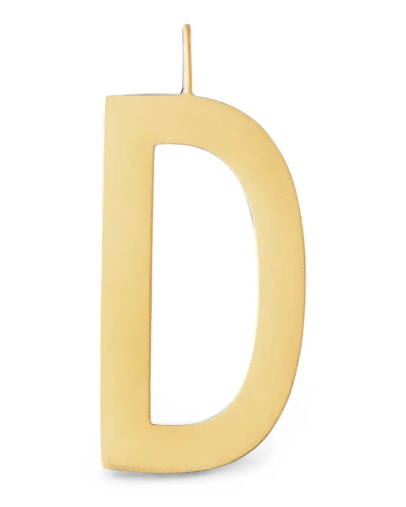 DESIGN LETTERS Halskette mit Buchstaben-Anhänger - Gold Gold