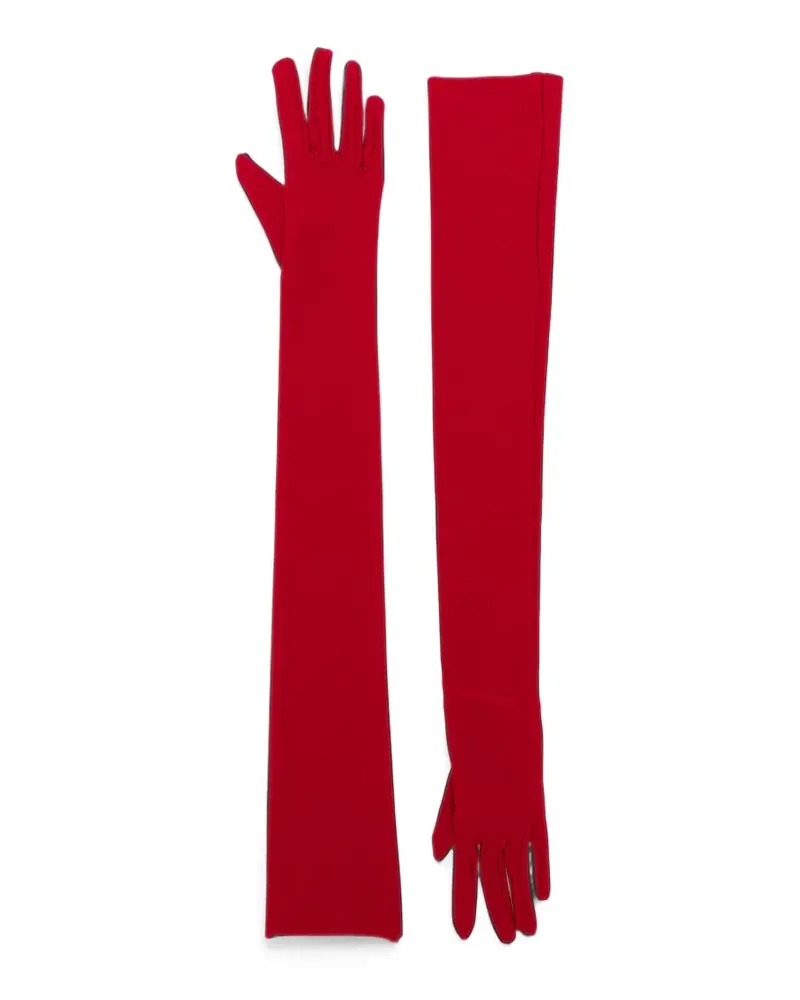 Norma Kamali long-length gloves - Rot Rot