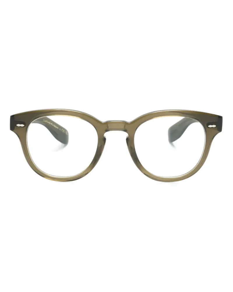 Oliver Peoples Cary Grant Brille mit rundem Gestell - Braun Braun