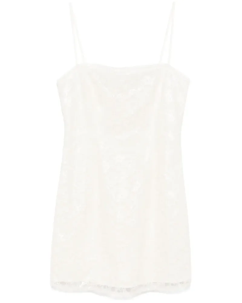 ROTATE Birger Christensen Minikleid mit Perlen - Nude Nude