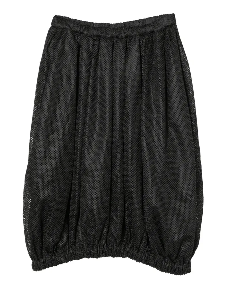 Comme des Garçons Geraffter Rock - Schwarz Schwarz