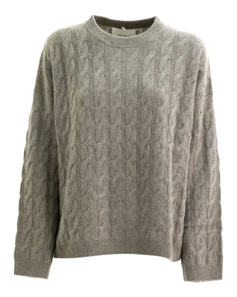 Lisa Yang Seymour Pullover mit Zopfmuster - Nude Nude