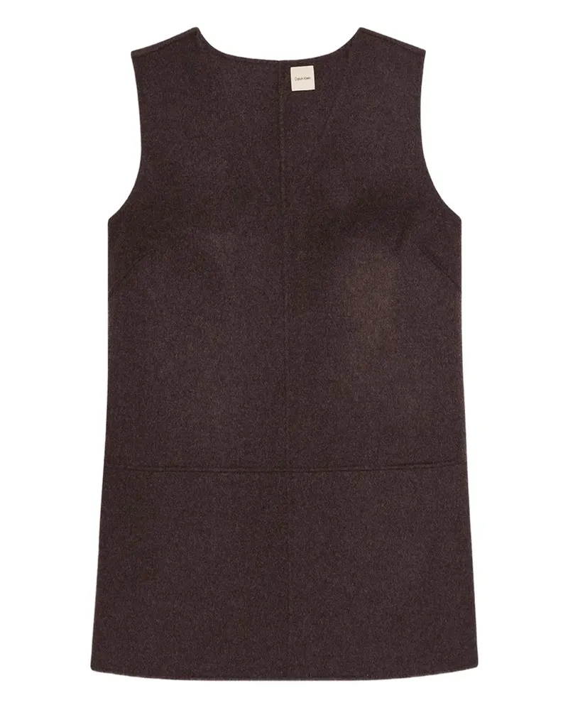 Calvin Klein V-neck panelled dress - Grau Grau
