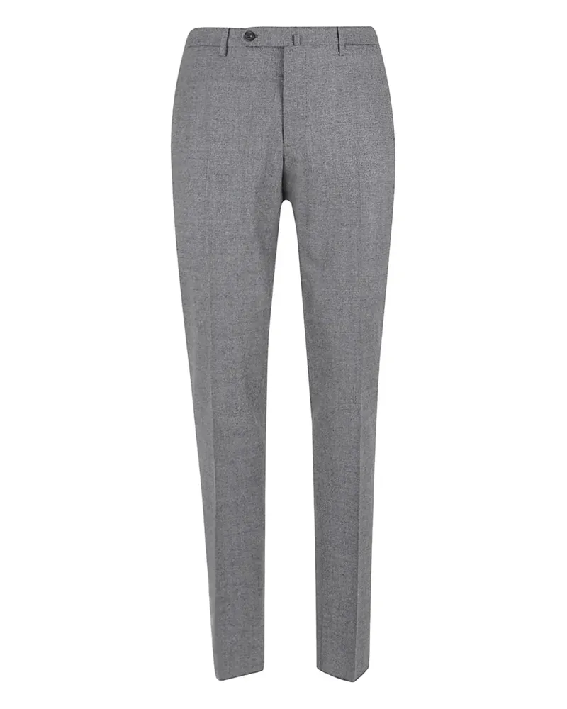 Incotex Hose mit Karomuster - Grau Grau